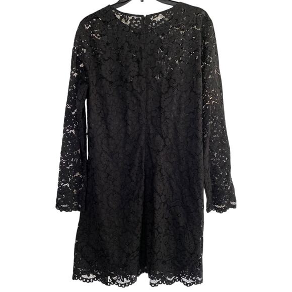 H&M Black Lace Retro Style Dress SIze 12 - Picture 4 of 5